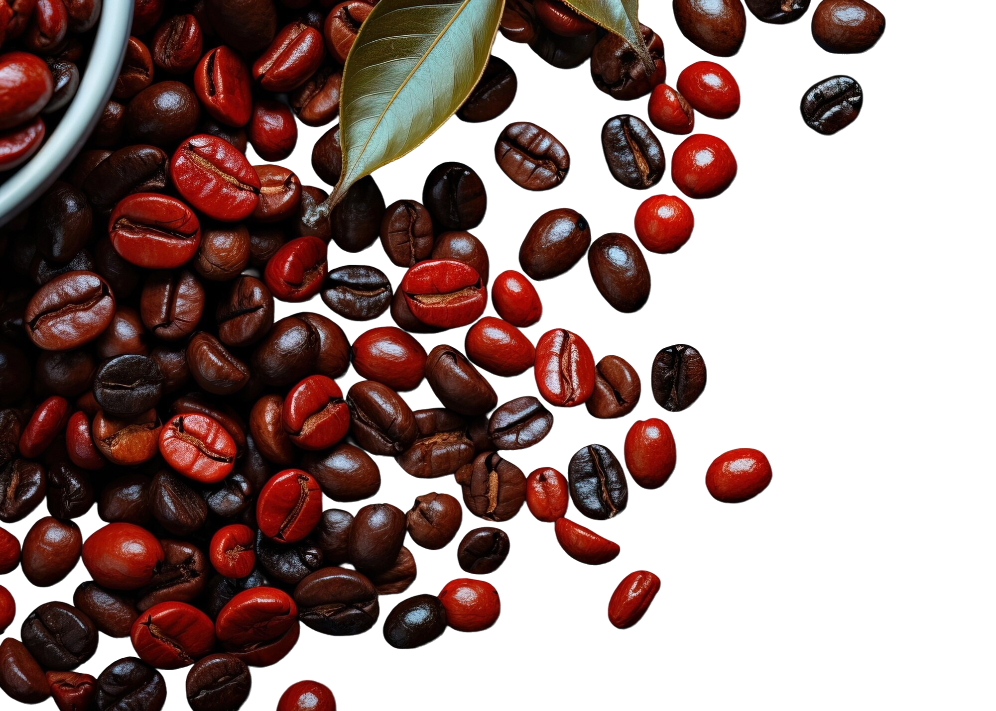 Coffee bean pattern
